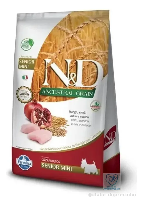 Ração Para Cães Farmina N&d Ancestral Senior Mini 2,5kg