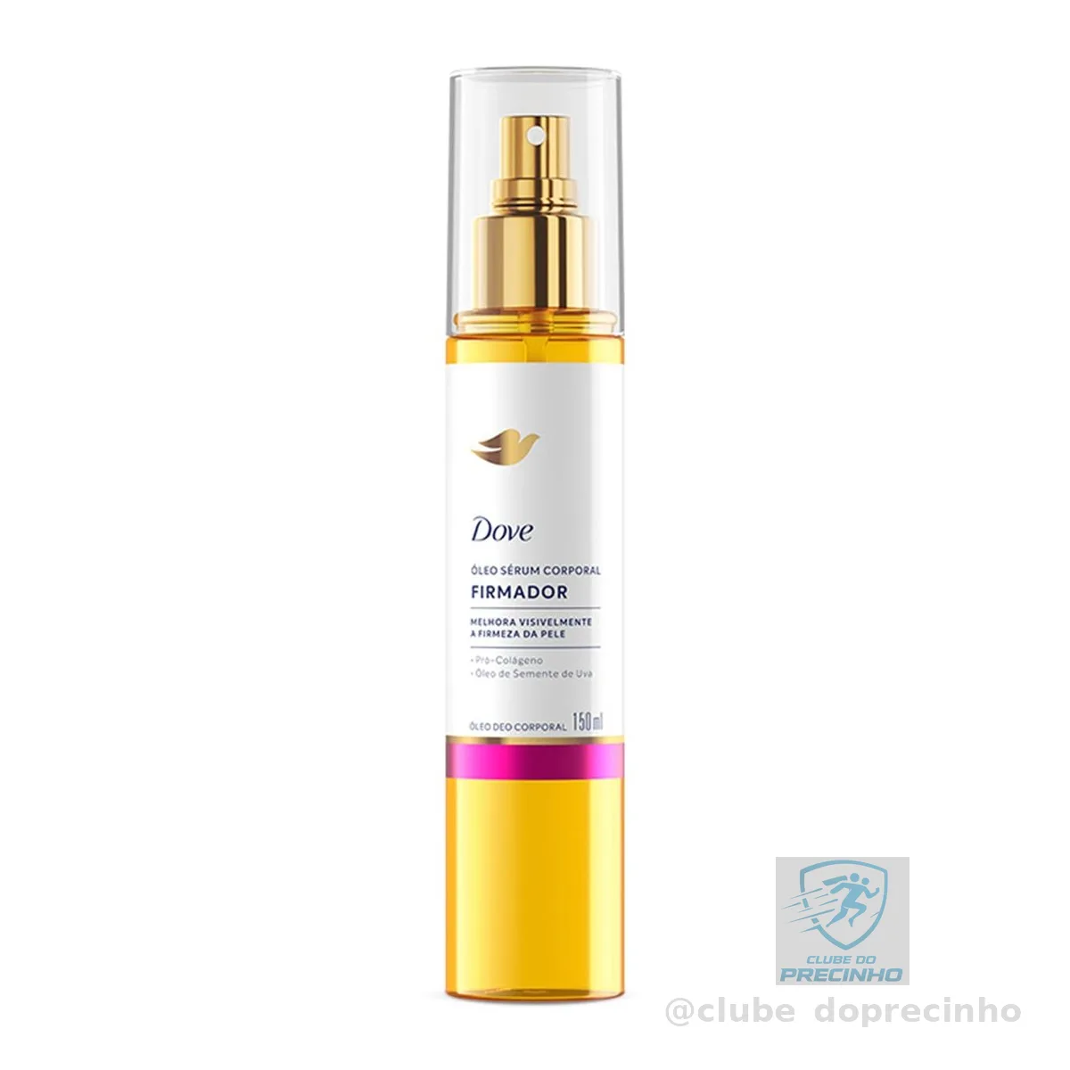 Dove Óleo Corporal Sérum Firmador Pró-Colágeno e Óleo de Semente de Uva 150ml