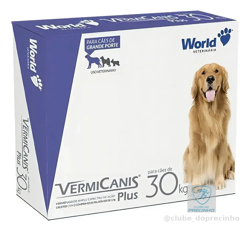 Vermicanis 2,4g -30kg - 2 Comprimidos