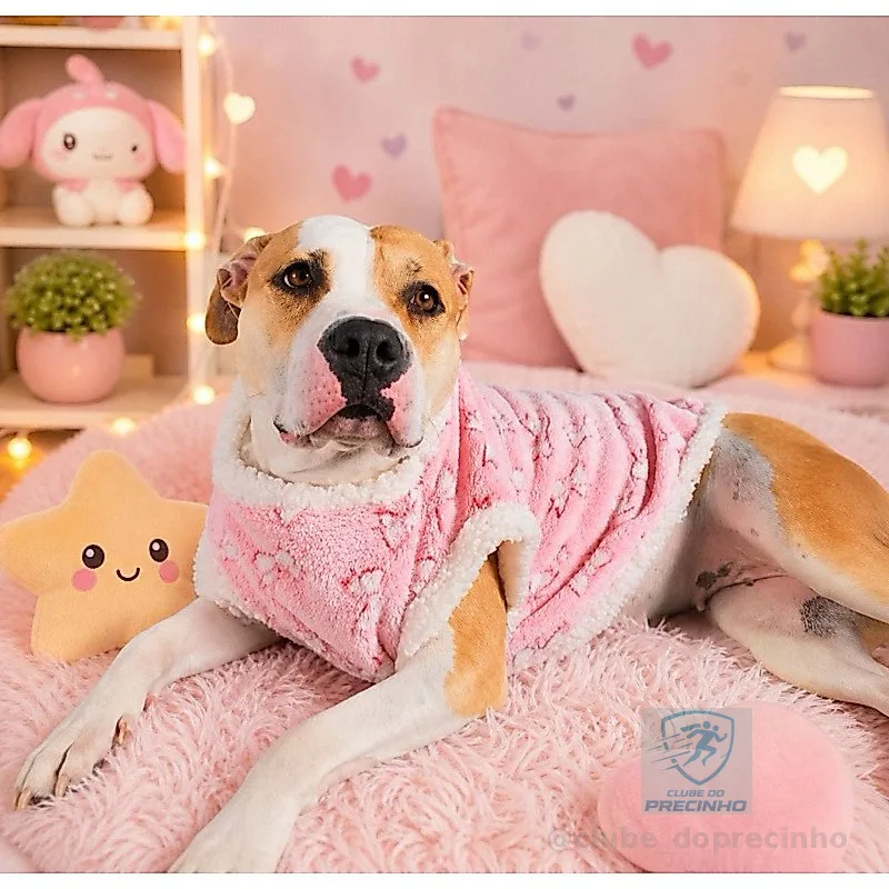 🐶 Capa de Inverno para Cachorro e Gato – Super Confortável e Estilosa! 🐾