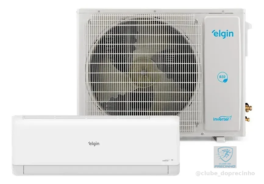 Ar-condicionado 9k Elgin Inverter Iii R-32 Quente Frio 220v Branco