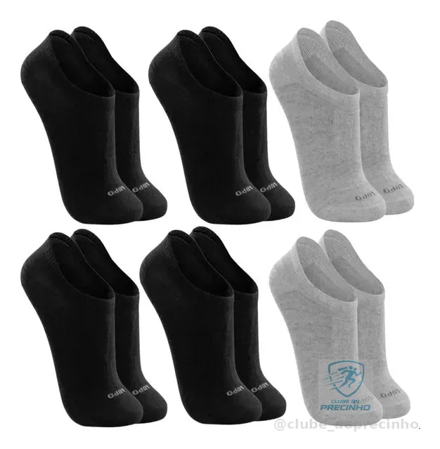 Kit 6 Pares Meias Lupo Soquete Invisível Cano Baixo Original