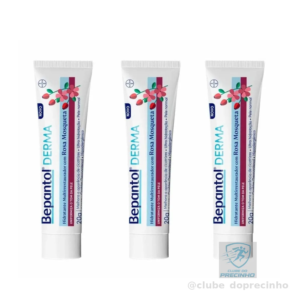 Hidratante Multirestaurador Rosa Mosqueta 3un Bepantol Derma