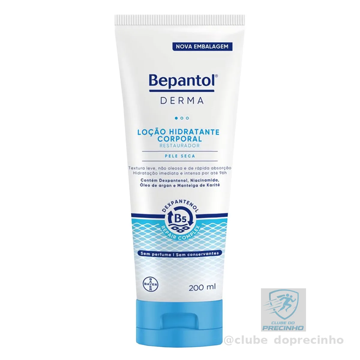 Bepantol Derma Hidratante Corporal Restaurador, Loção para Pele Seca 200ml