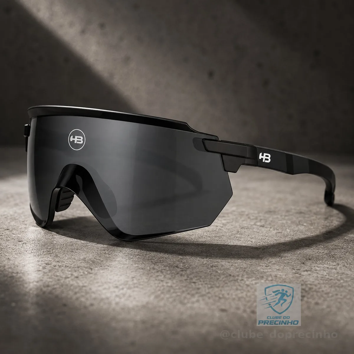Óculos De Sol Hb Flare M Black D Nickel Gray Lançamento 26 Liso Preto Nickel Gray
