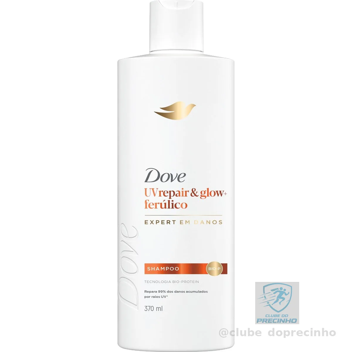 Dove Shampoo UV Repair & Glow + Ferúlico 370ml