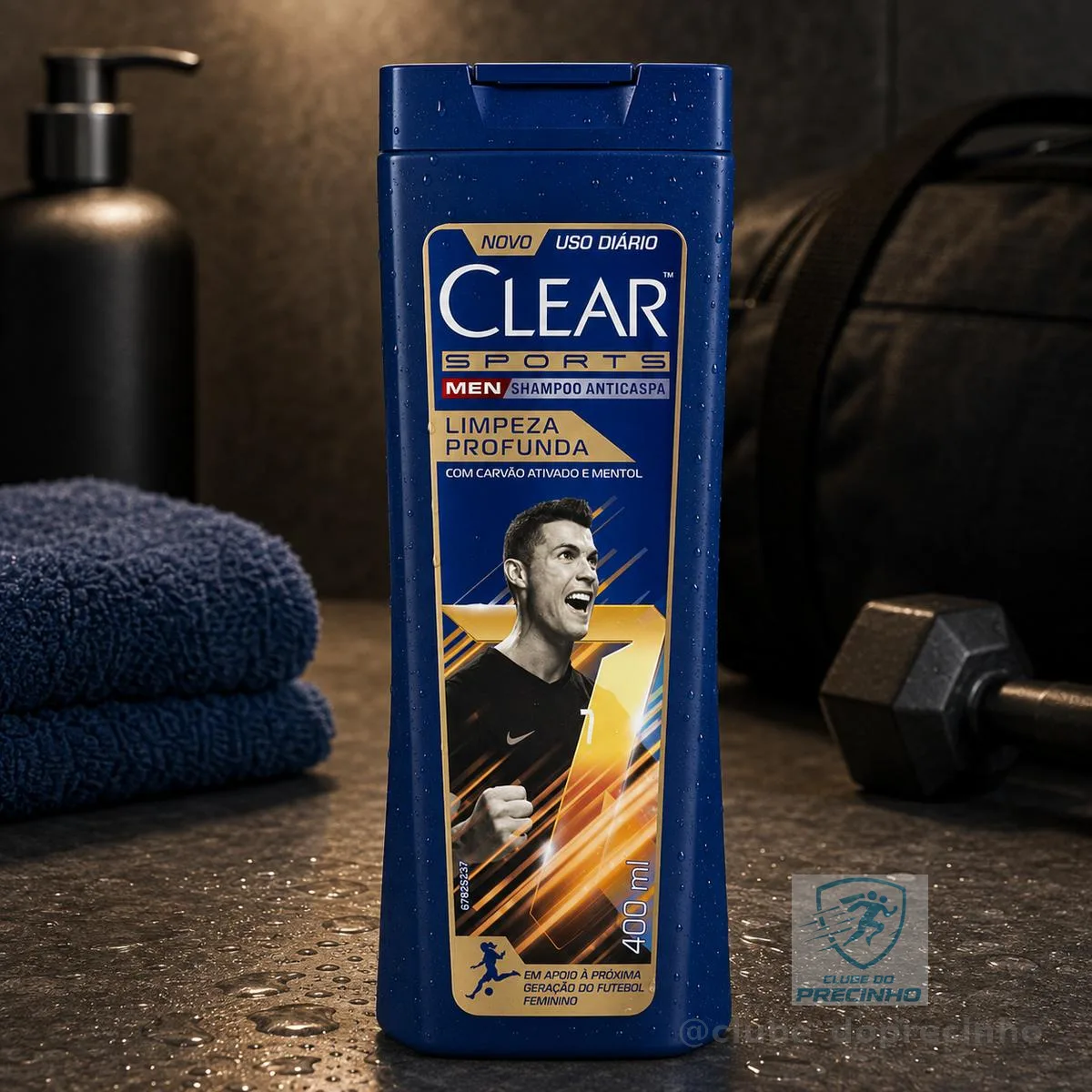 Clear Sports Men - Shampoo Anticaspa Limpeza Profunda 400Ml