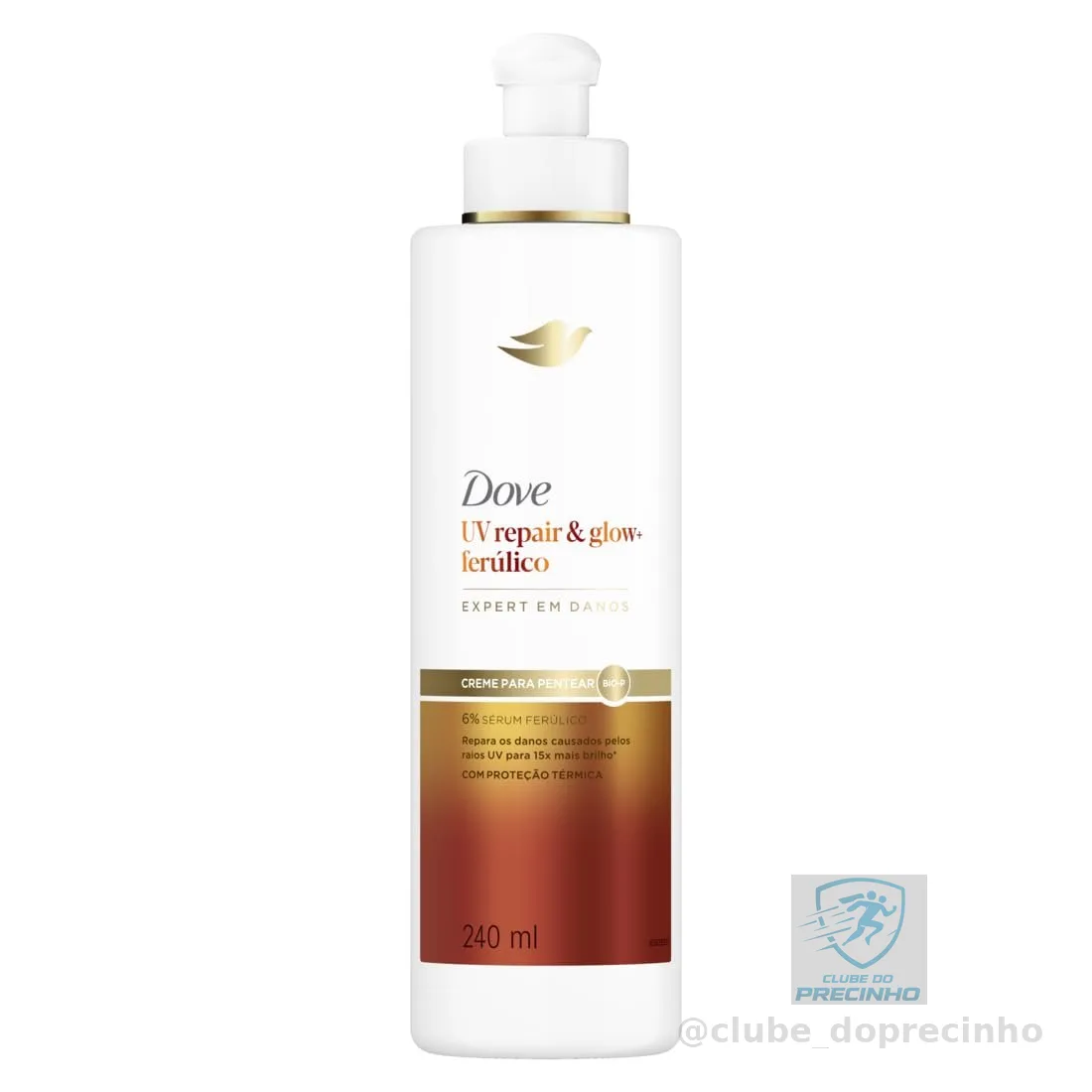 Dove Creme para Pentear UV Repair & Glow + Ferúlico 240ml