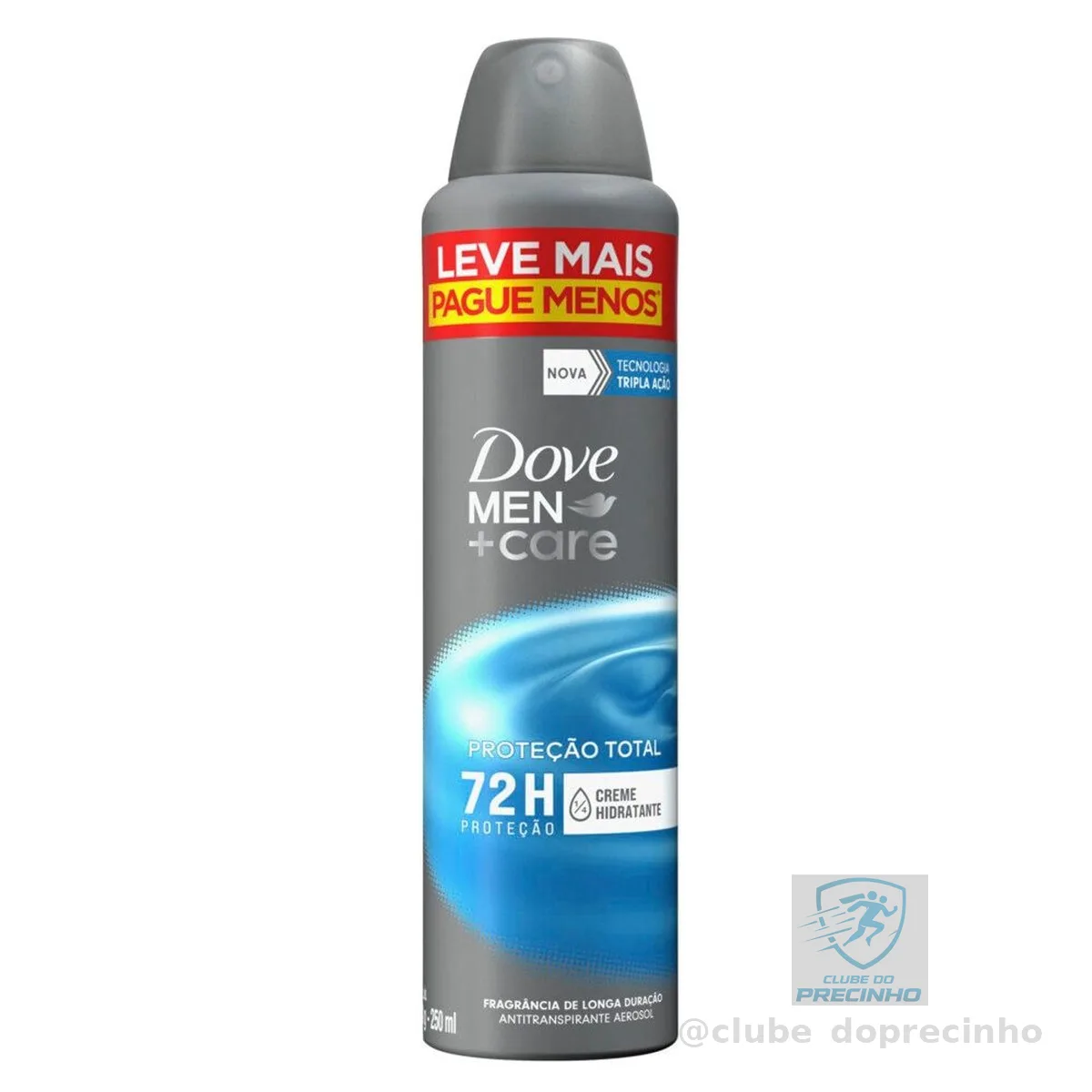 Dove Men+Care Antitranspirante Aerosol Proteção Total 250 ml