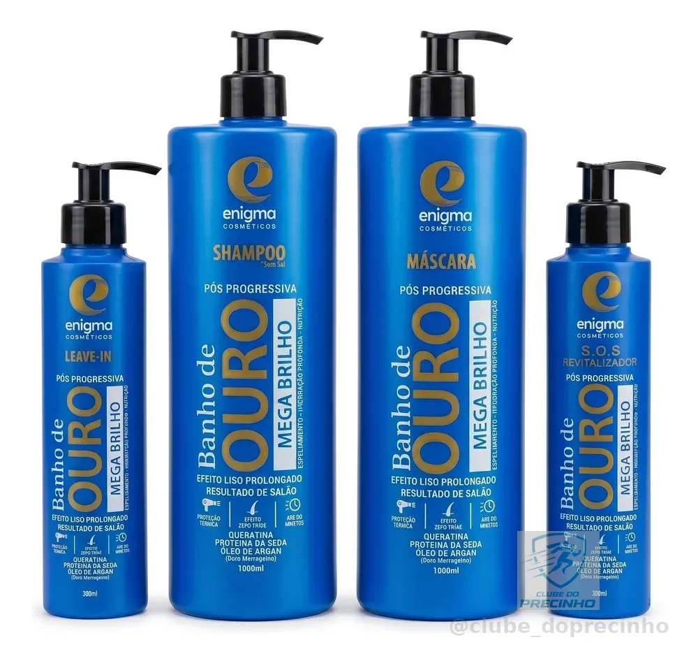 Kit Shampoo/condicionador Capilar Enigma Pós Progressiva