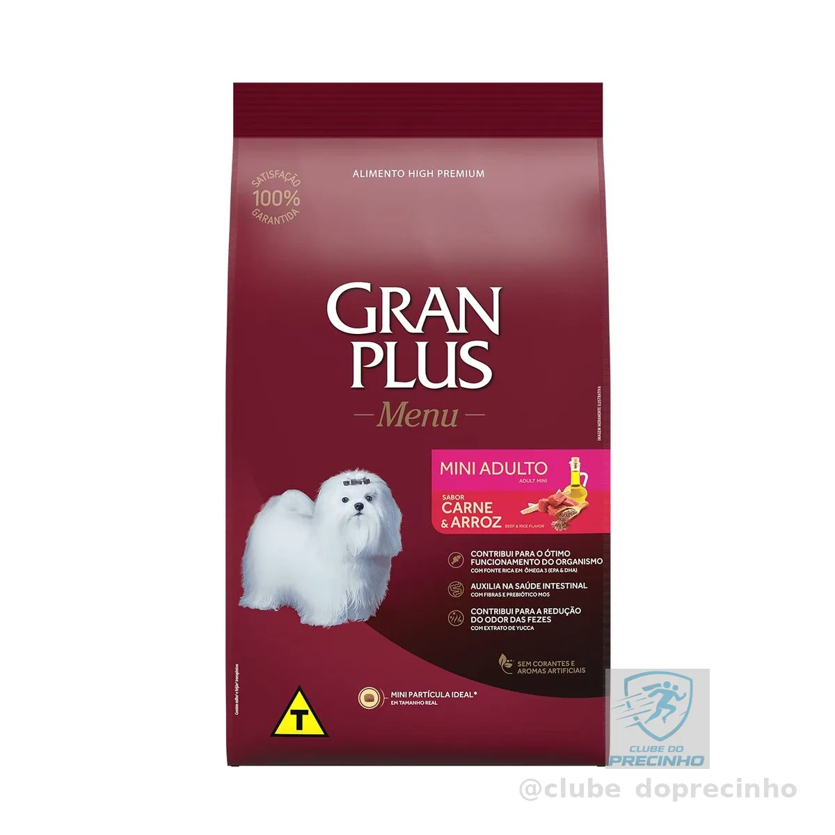 Granplus Ração Para Cães Adultos Gran Plus Mini Carne E Arroz 15 Kg