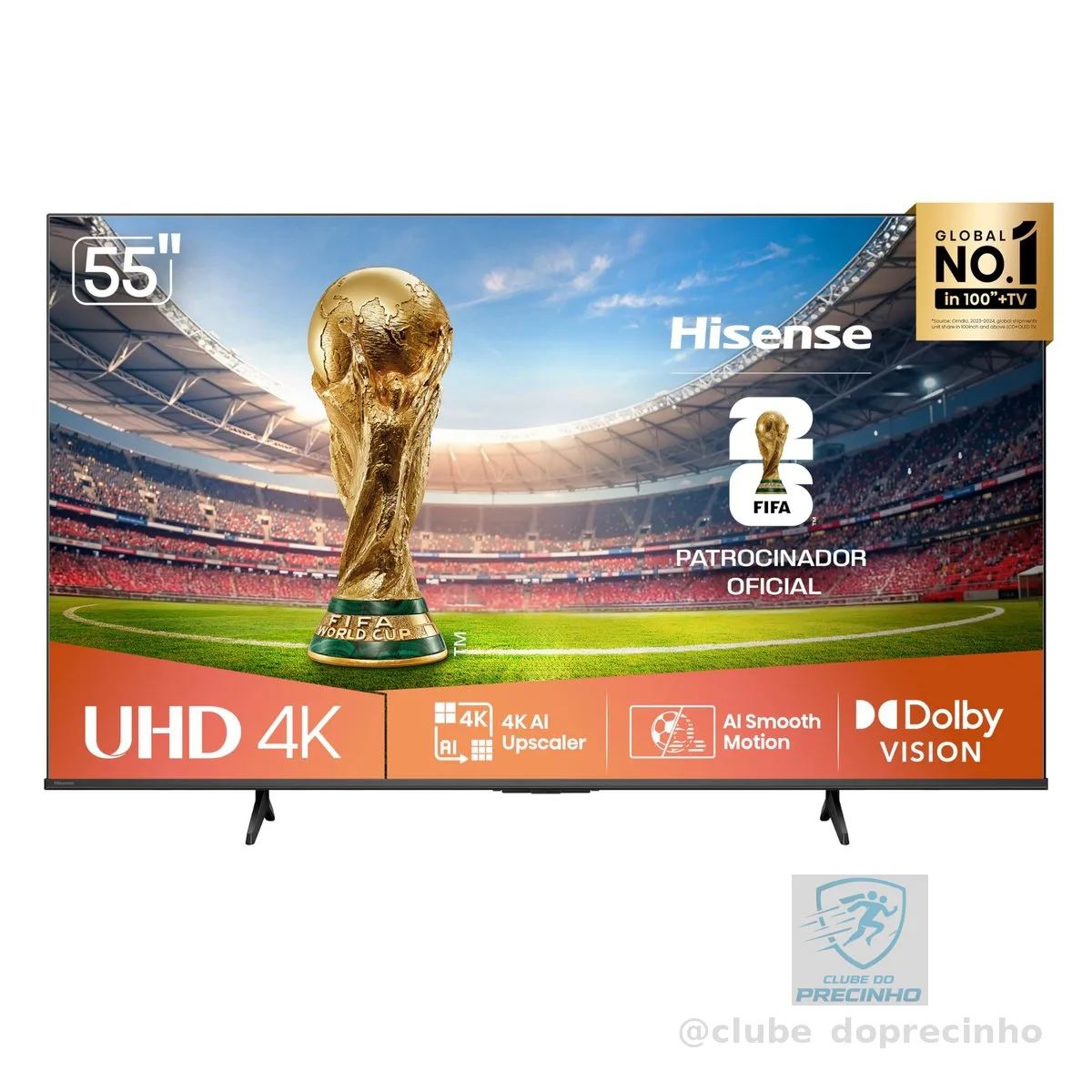 Hisense Smart TV 4K 55" Polegadas 55A6NV