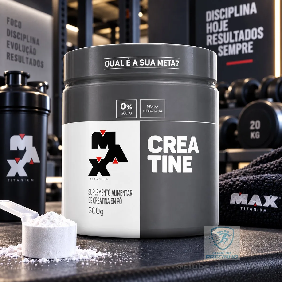 Creatina Monohidratada 300g Pó