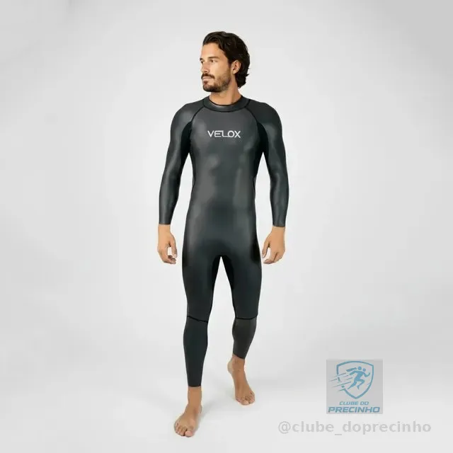 Roupa Neoprene Natação Smootskin Longa ( Emborrachada ) 2.2