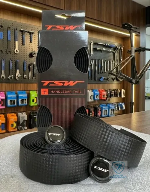 Par Fitas Guidão Bicicleta Speed Grip Tipo Carbono Tsw Slim