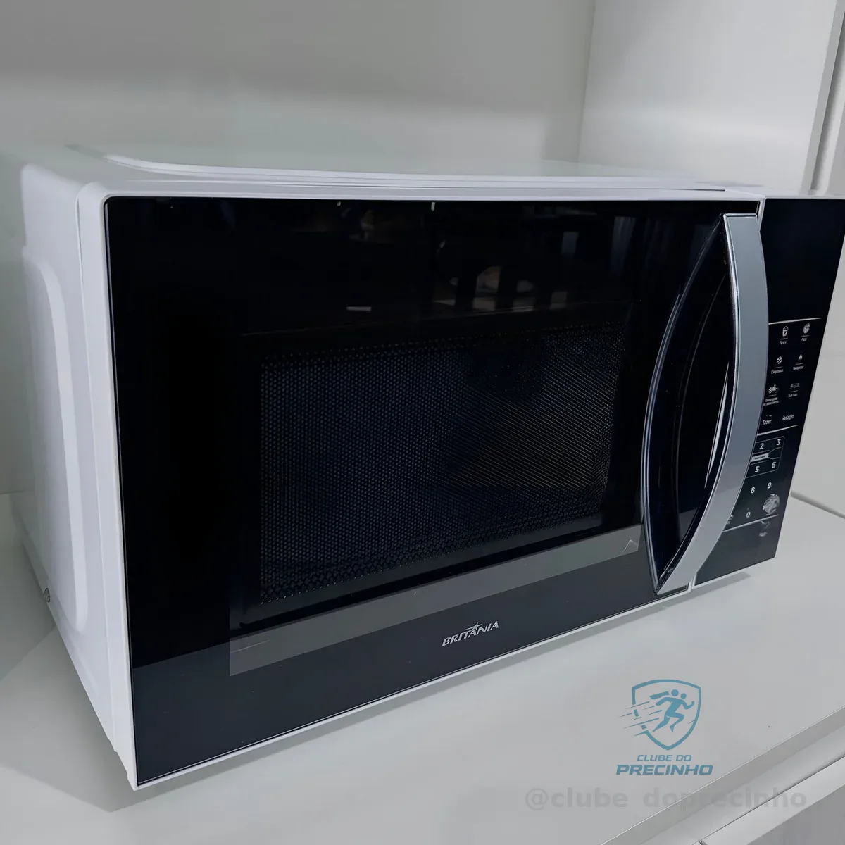 Micro-ondas Britânia 28L Espelhado Pintura Limpa Fácil