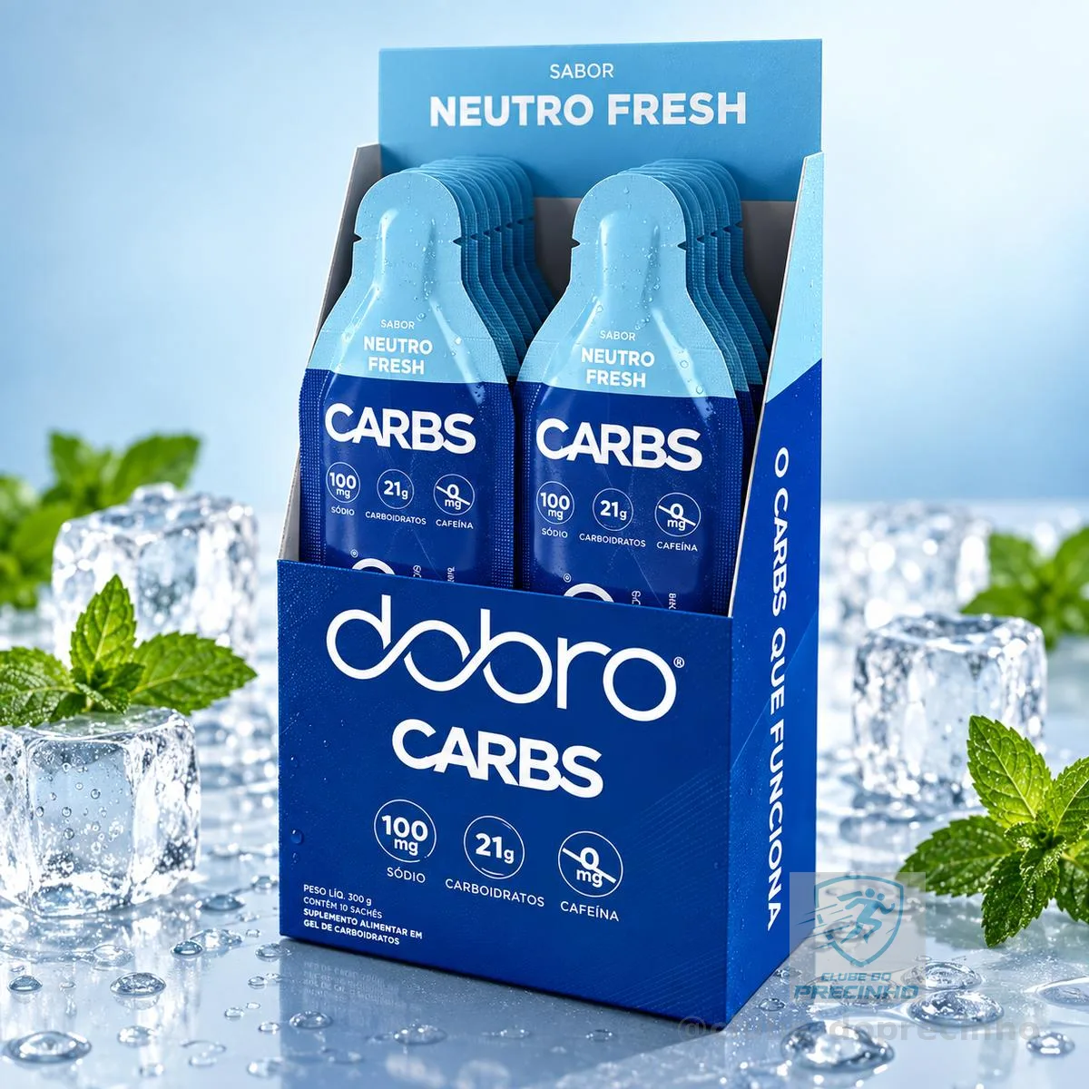 Carbs Gel Dobro Sabor Neutro Fresh Sabor Sem Cafeína