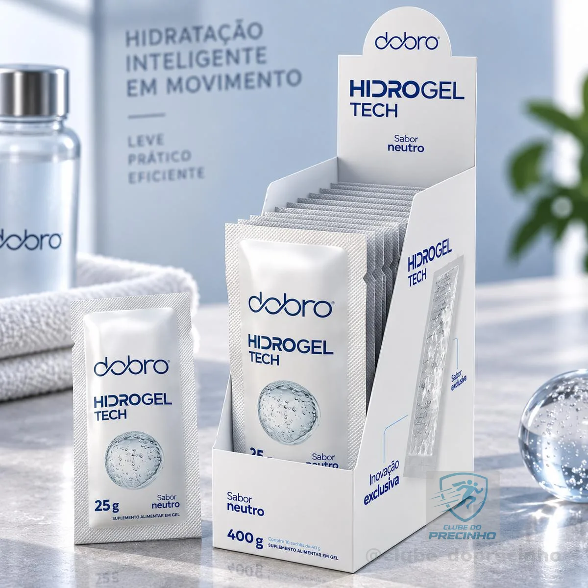 Hidro Gel Dobro Neutro 10x40g