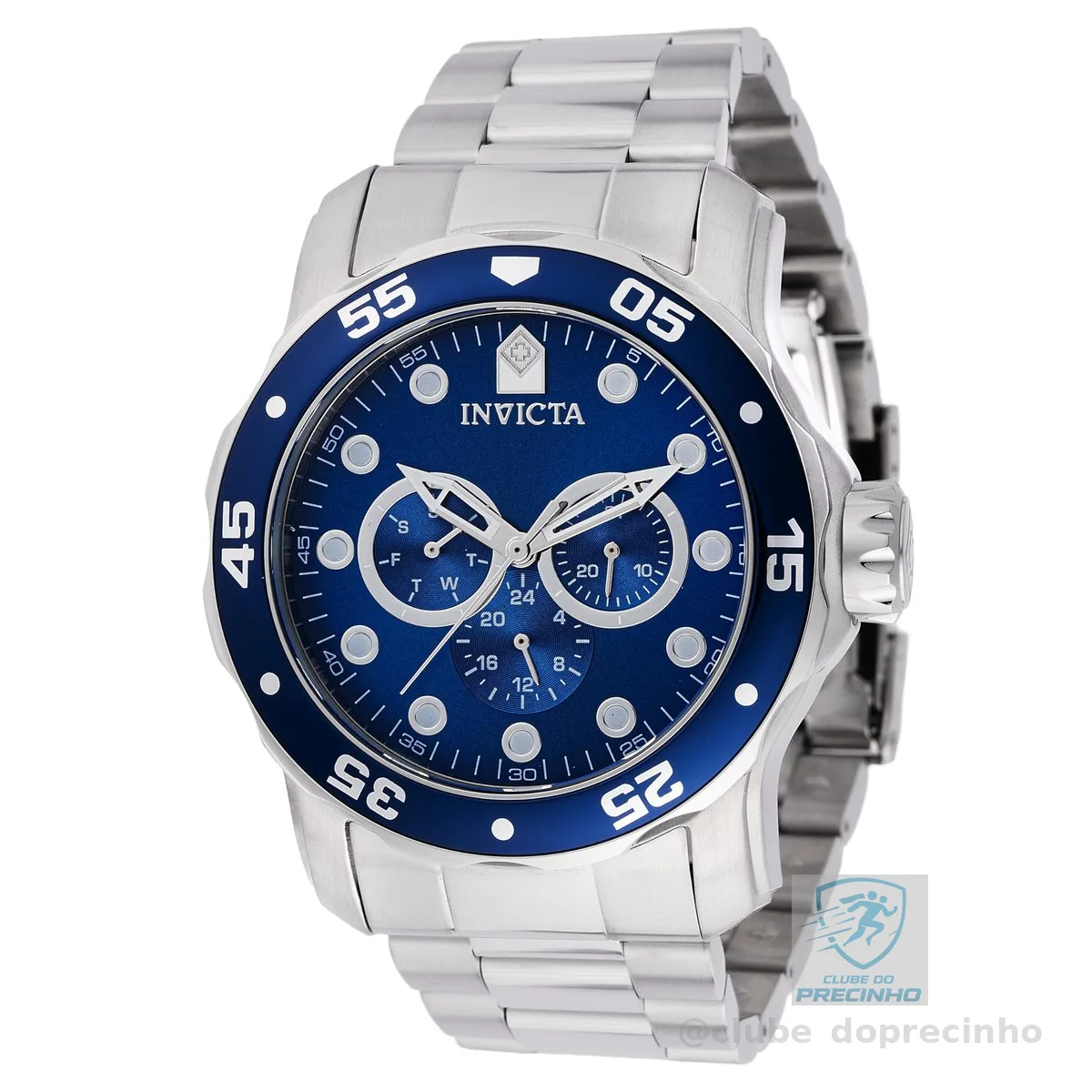 Invicta Relógio masculino Pro Diver Scuba - 48 mm, aço (45728)