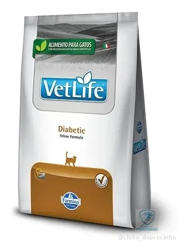 Ração Para Gatos Farmina Vet Life Diabetic Adulto 2kg
