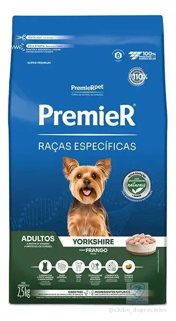 Premier Raças Específicas Yorkshire Adultos 2,5 Kg