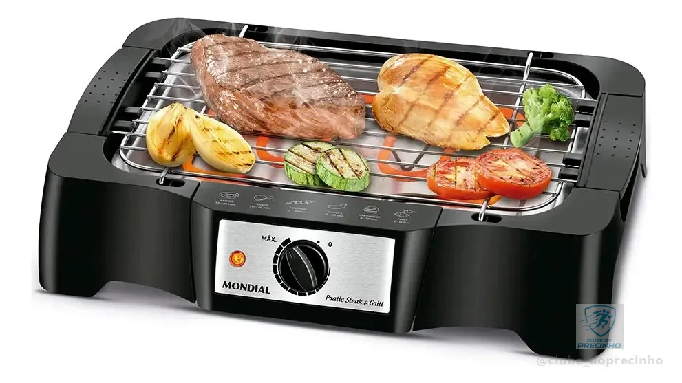 Churrasqueira Elétrica, Mondial, 1200W - CH-07