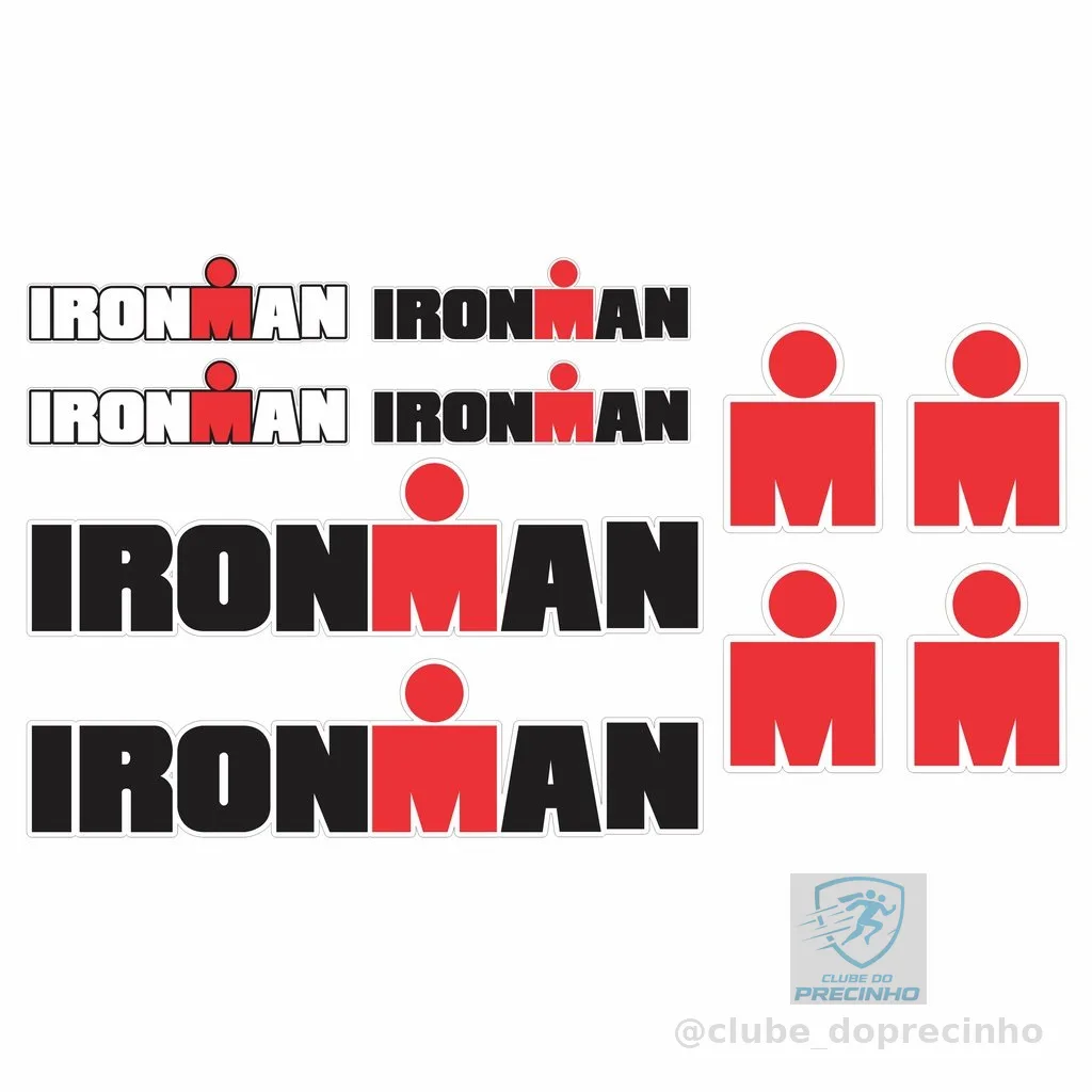 Adesivo Iron Man Triathlon 