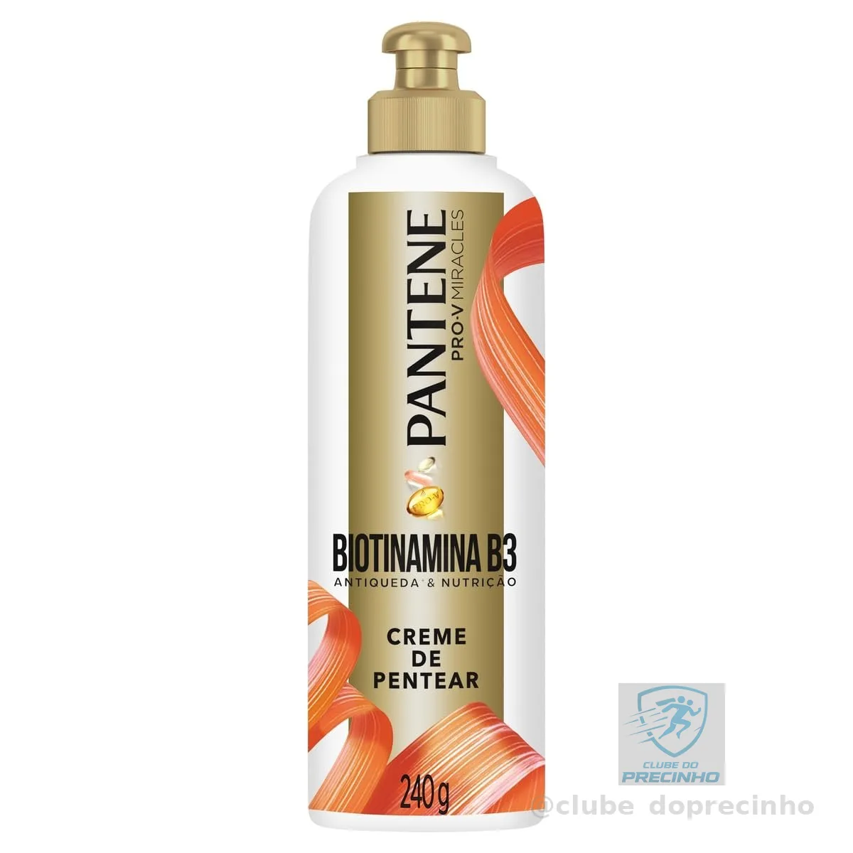 Pantene Pro-V Creme de Pentear Biotinamina B3 Antiqueda e Nutrição 240g