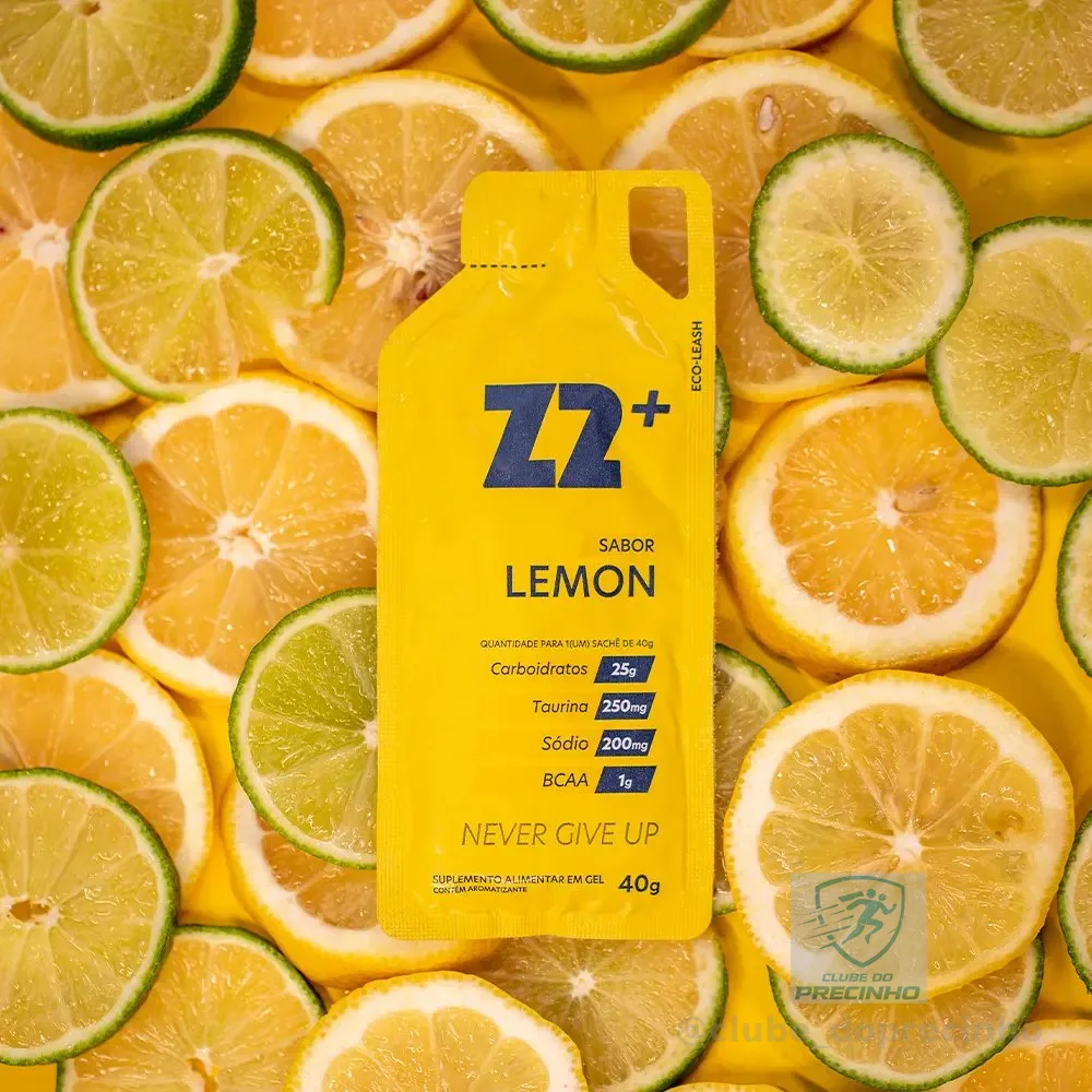 Energy Gel Z2+ Lemon Box 10 Unidades Sabor Limão