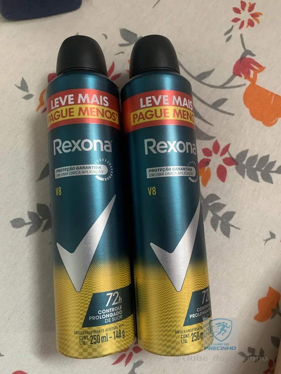 Rexona Antitranspirante Masculino Aerossol V8 250 ML, Leve Mais Pague Menos