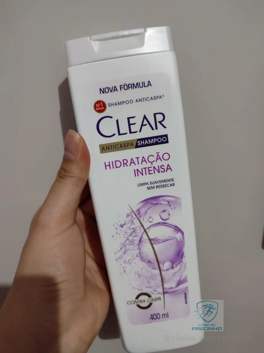 Clear Anticaspahidratação Intensa Shampoo 400 Ml