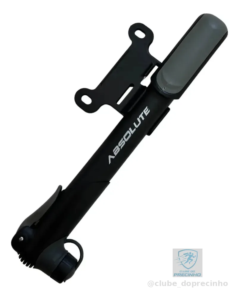 Bomba Encher Pneu Bike Absolute Nero Mini Cor Preto