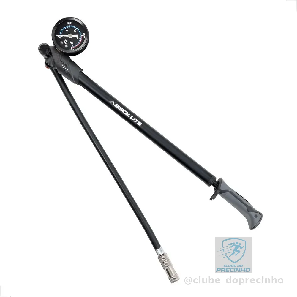 Bomba De Ar P/ Suspensão Absolute Wild Até 300 Psi Alumínio Preto