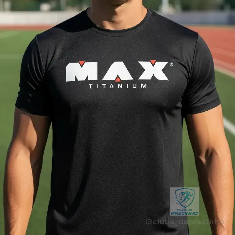 Camisa Para Treinar Dry Fit Max Titanium