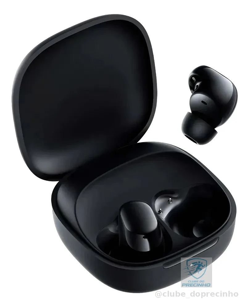 Fone de ouvido Bluetooth, Redmi Buds 6 Play Original, Preto.