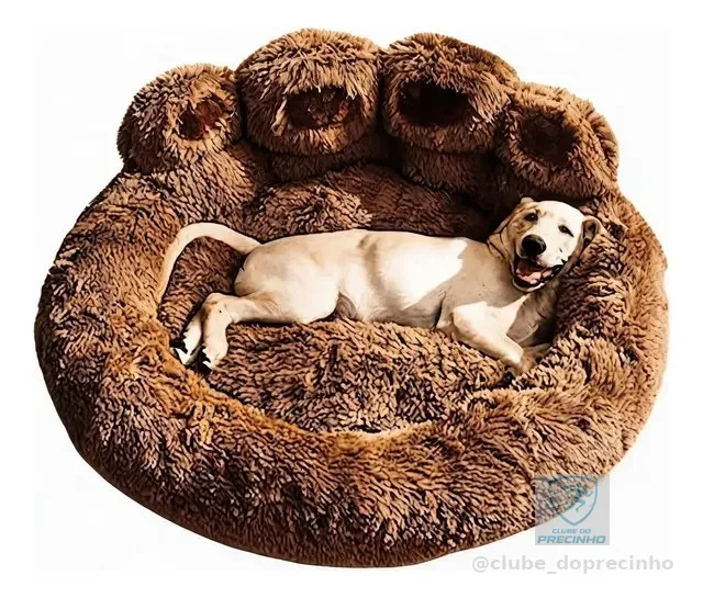 Cama Pet Nuvem Pata Antialérgico Caminha 90cm X 90cm Gg
