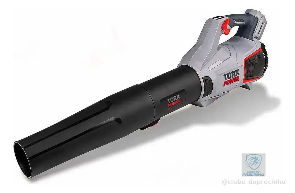 Soprador De Ar Turbo 20v Brushless Alta Potência Sem Fio Cinza 20v