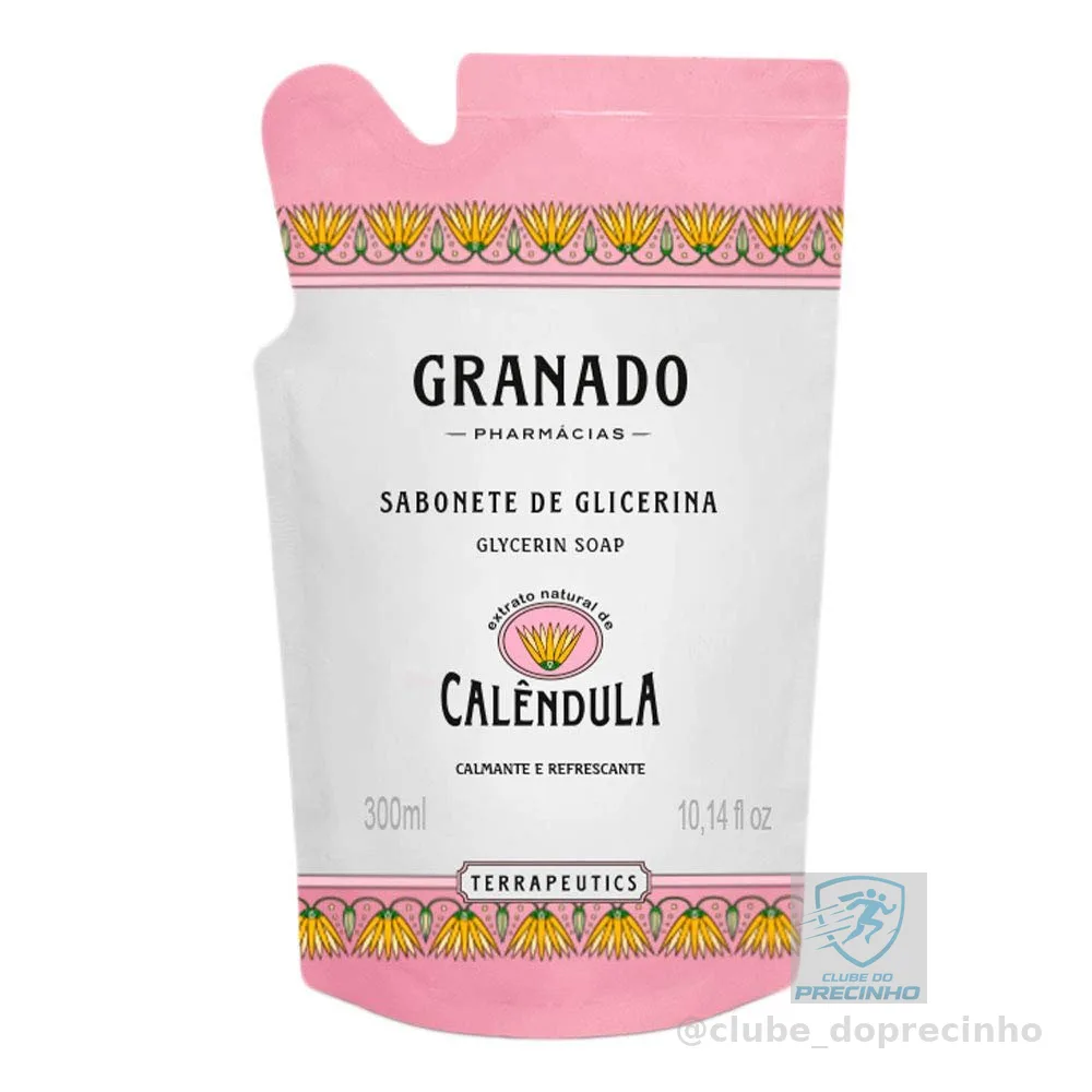 Granado Refil Sabonete Terrapeutics, Calêndula, 300ml