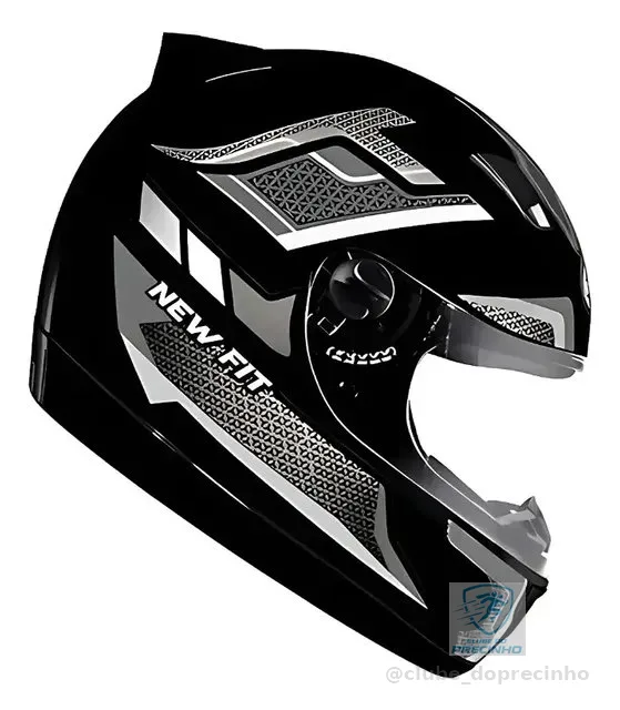 Capacete Moto Fechado Ebf New Fit Shift Preto/colores