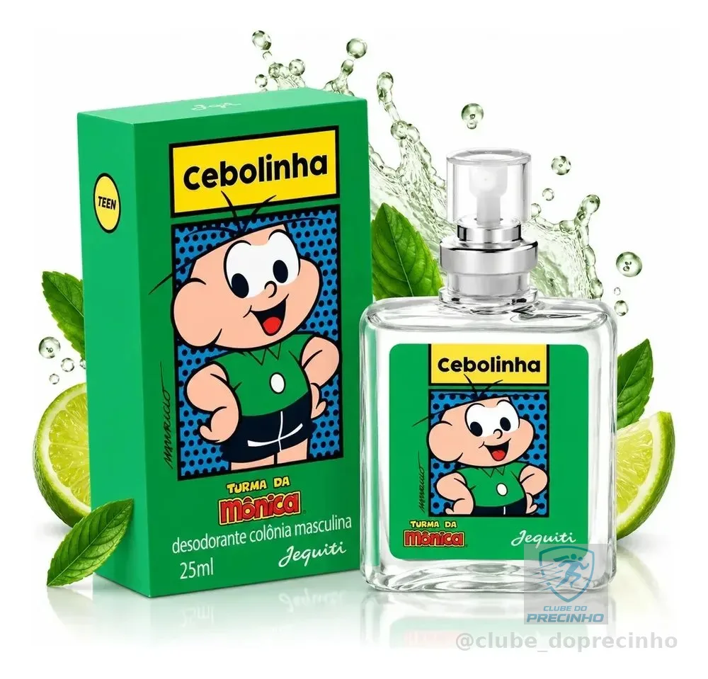 Perfumes Colônia Miniatura Cebolinha Turma Da Mônica Jequiti 25ml