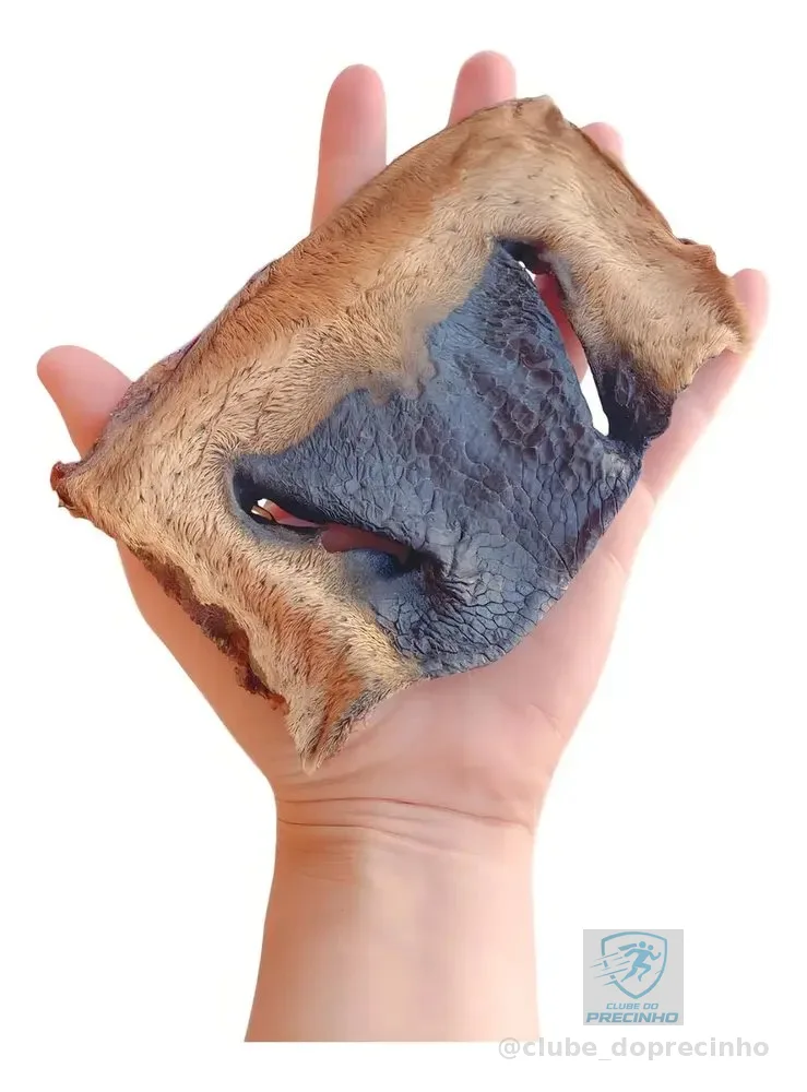 Mordedor Natural P/ Cães Desidratado Roer Focinho Bovino Luv