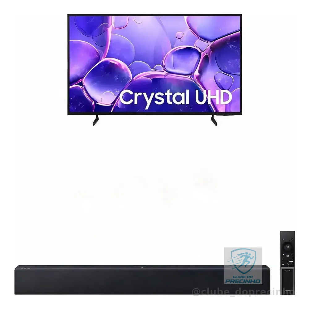 Samsung Smart Tv 55 Crystal Uhd 4k + Soundbar Hw-b400f
