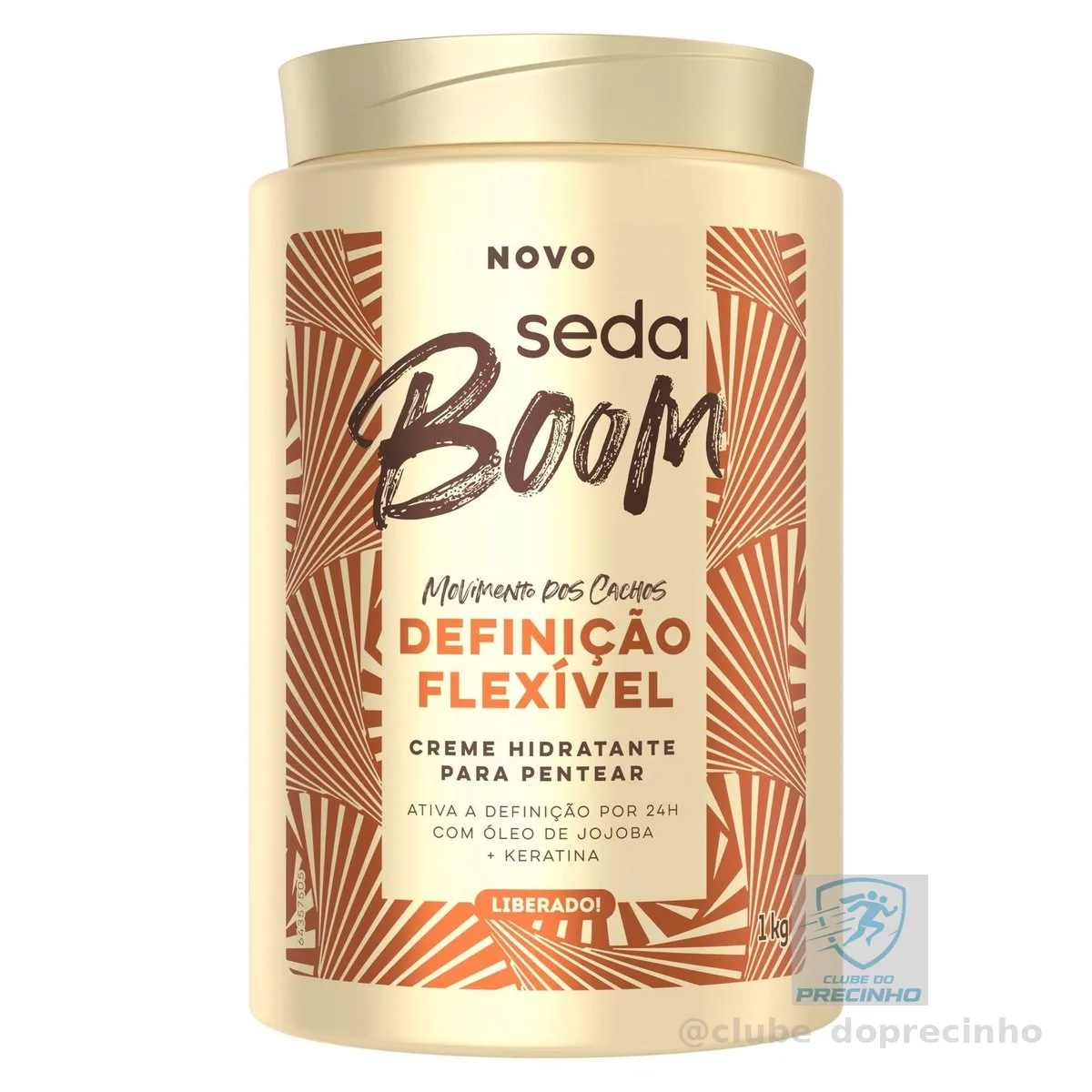 Seda Creme para Pentear Boom Definição Flexível 1 kg