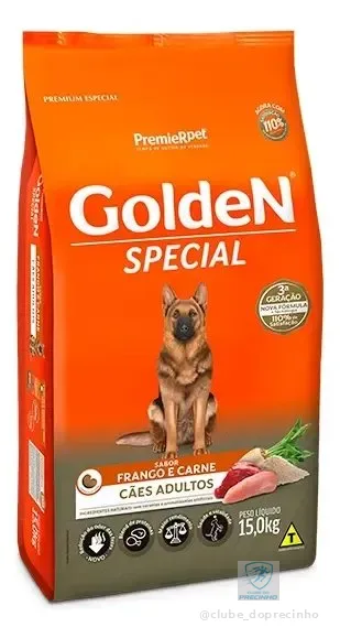 Golden Special Ad. Frango E Carne 15kg Pet