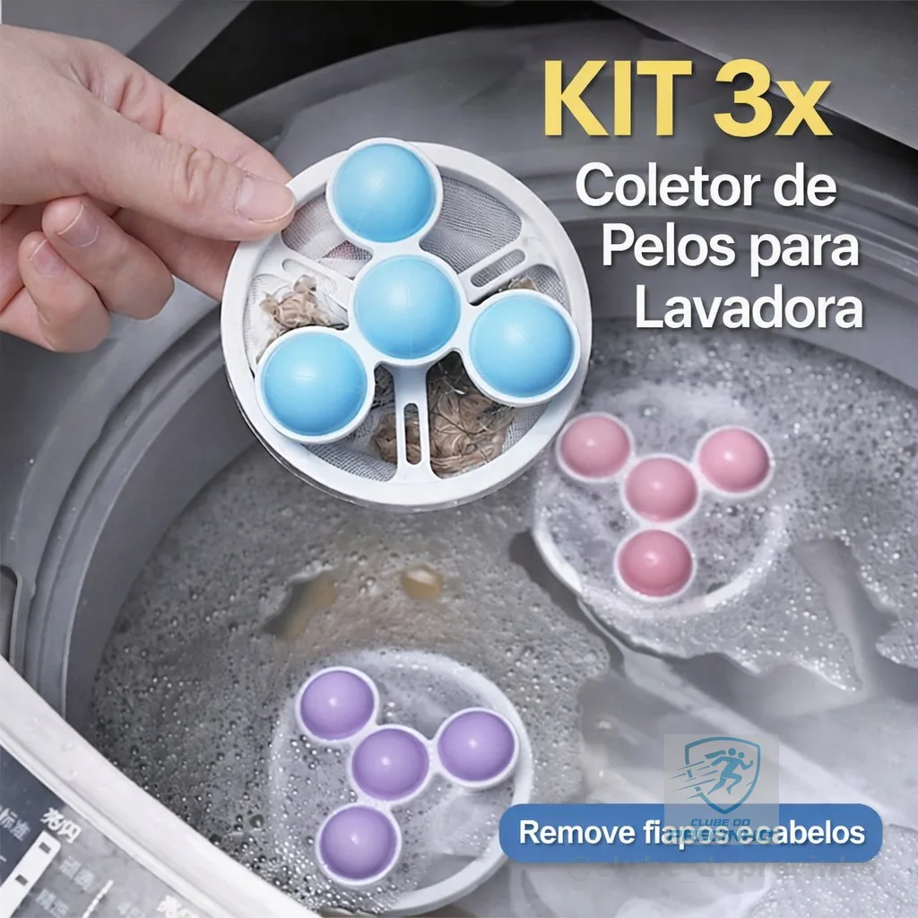 3-1 Filtro Coletor Pelos Máquina Lavar Roupa Fiapos Pet Reutilizável Flutuante Anti Pelos