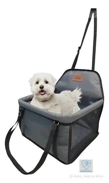 Cadeira Para Pet Assento Carro Seguro Até 15kg Ganhe Coleira