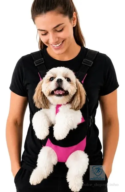 Bolsa Para Motos Transporte Frontal Canguru Cães Cachorros M