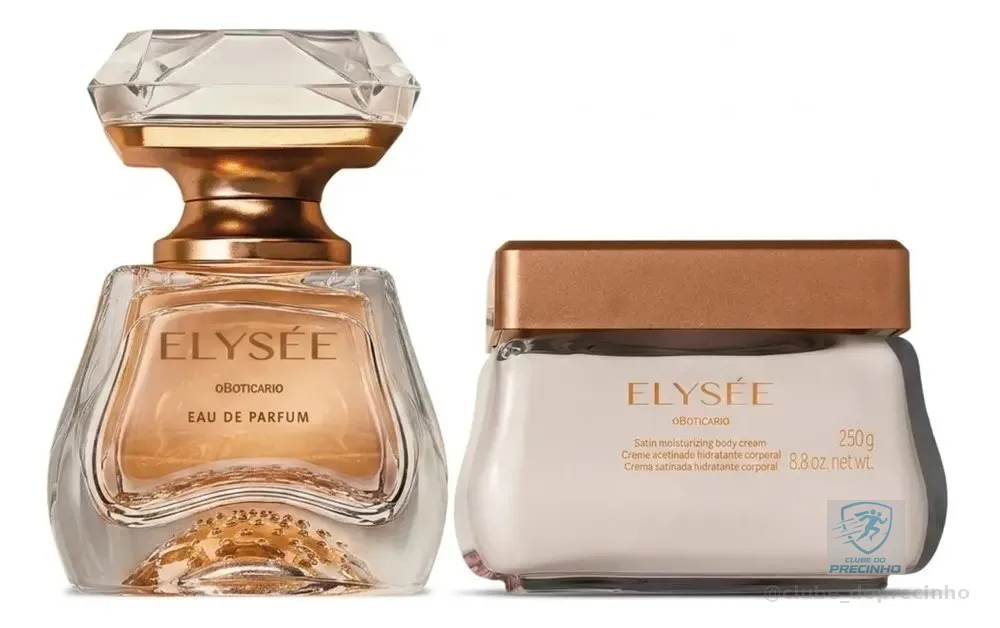 Combo Elysèe: Eau De Parfum 50ml + Creme Acetinado Corporal