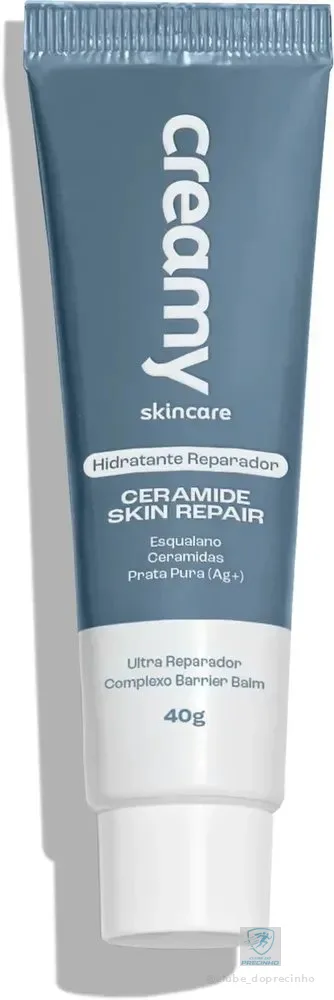 Creamy Skincare Ceramide Skin Repair 40g | Contém Ceramidas, Melhora A Pele Fragilizada, Hidratação Profunda E Intensa, Controla Pele Ressecada | Todos Os Tipos De Pele, Diurno E Noturno