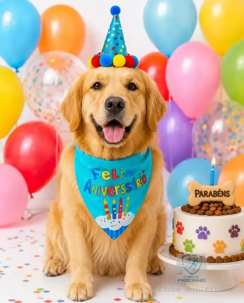 Kit 2 Pçs Roupa / Fantasia Festa Aniversário Pet Cachorro